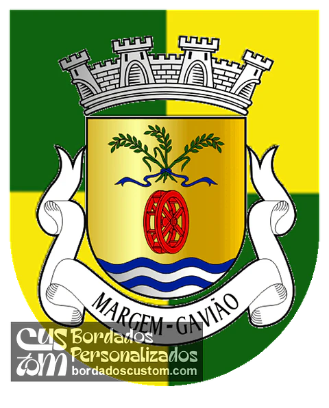 Emblema Bordado Freguesia de Margem (Gavião, Portalegre)