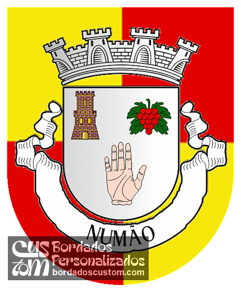 Emblema Bordado Freguesia de Numão (Vila Nova de Foz Côa, Guarda)