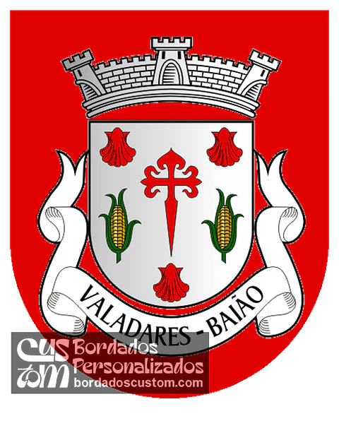 Emblema Bordado Freguesia de Valadares (Baião, Porto)