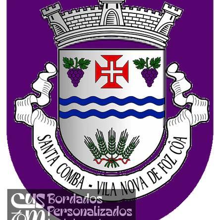Emblema Bordado Freguesia de Santa Comba (Vila Nova de Foz Côa, Guarda) 1