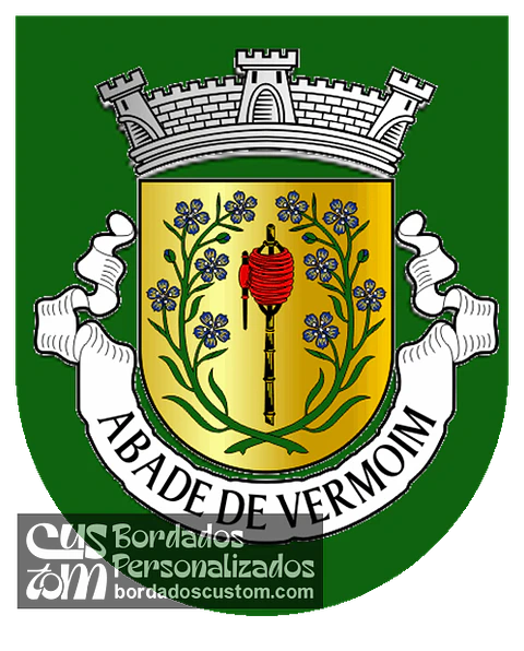 Emblema Bordado Antiga Freguesia de Abade de Vermoim (Vila Nova de Famalicão, Braga)