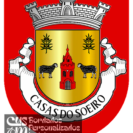 Emblema Bordado Freguesia de Casas do Soeiro (Celorico da Beira, Guarda) 1