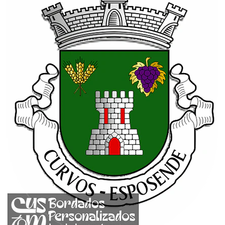 Emblema Bordado Antiga Freguesia de Curvos (Esposende, Braga) 1