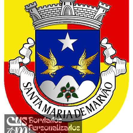 Emblema Bordado Freguesia de Santa Maria de Marvão (Marvão, Portalegre) 1