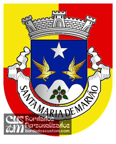 Emblema Bordado Freguesia de Santa Maria de Marvão (Marvão, Portalegre)