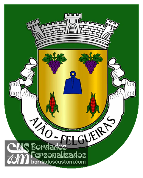 Emblema Bordado Freguesia de Aião (Felgueiras, Porto)