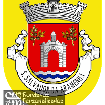 Emblema Bordado Freguesia de São Salvador da Aramenha (Marvão, Portalegre) 1