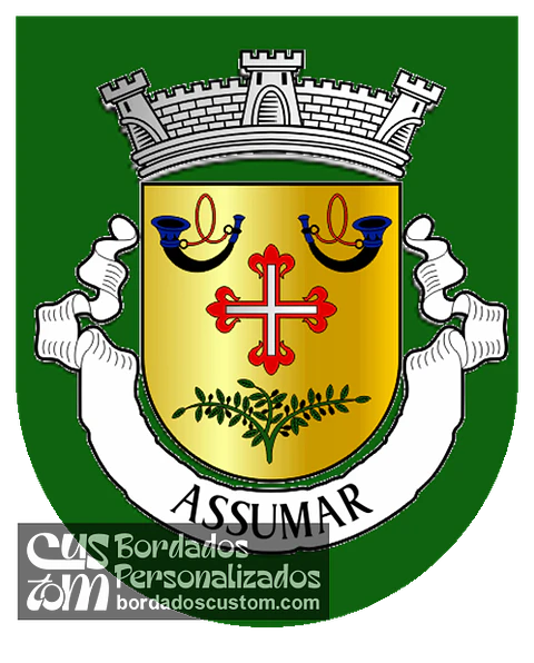 Emblema Bordado Freguesia de Assumar (Monforte, Portalegre)