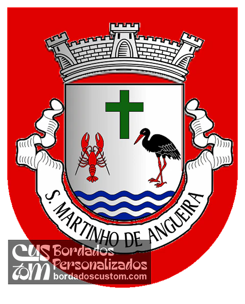 Emblema Bordado Freguesia de São Martinho de Angueira (Miranda do Douro, Bragança)