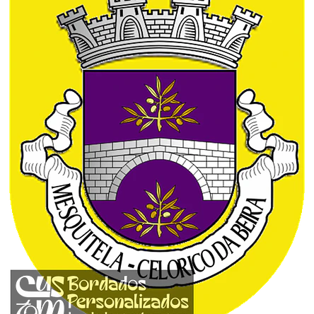 Emblema Bordado Freguesia de Mesquitela (Celorico da Beira, Guarda) 1