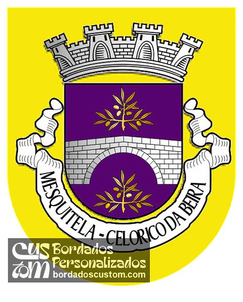 Emblema Bordado Freguesia de Mesquitela (Celorico da Beira, Guarda)