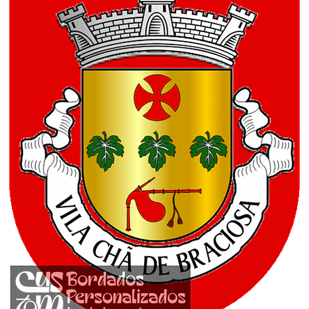 Emblema Bordado Freguesia de Vila Chã de Braciosa (Miranda do Douro, Bragança) 1
