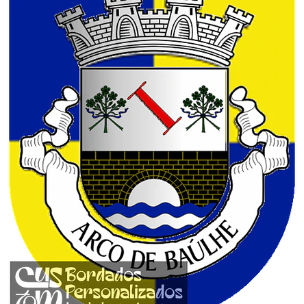 Emblema Bordado Antiga Freguesia de Arco de Baúlhe (Cabeceiras de Basto, Braga) 1