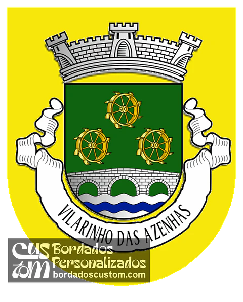 Emblema Bordado Antiga Freguesia de Vilarinho das Azenhas (Vila Flor, Bragança)