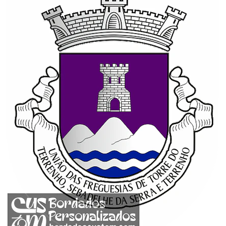 Emblema Bordado Freguesia de Torre do Terrenho, Sebadelhe da Serra e Terrenho (Trancoso, Guarda) 1