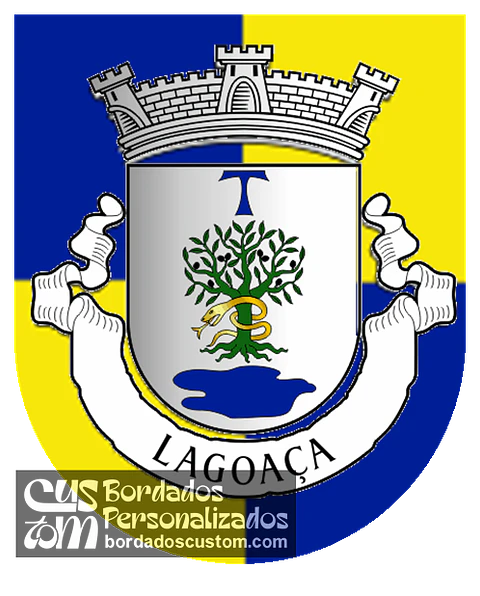 Emblema Bordado Antiga Freguesia de Lagoaça (Freixo de Espada à Cinta, Bragança)