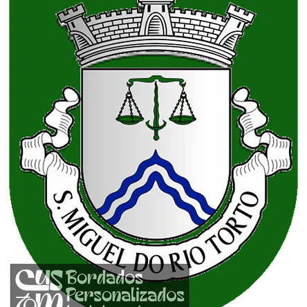 Emblema Bordado Antiga Freguesia de São Miguel do Rio Torto (Abrantes, Santarém) 1