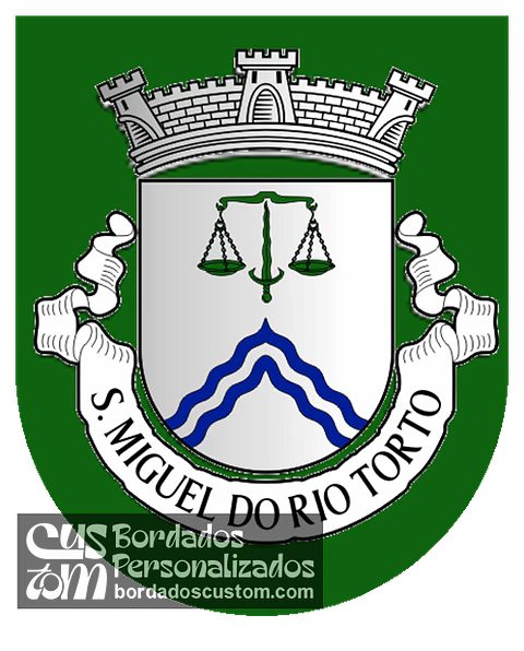 Emblema Bordado Antiga Freguesia de São Miguel do Rio Torto (Abrantes, Santarém)
