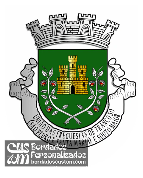 Emblema Bordado Freguesia de Trancoso (São Pedro e Santa Maria) e Souto Maior (Trancoso, Guarda)