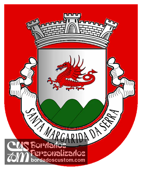 Emblema Bordado Antiga Freguesia de Santa Margarida da Serra (Grândola, Setúbal)