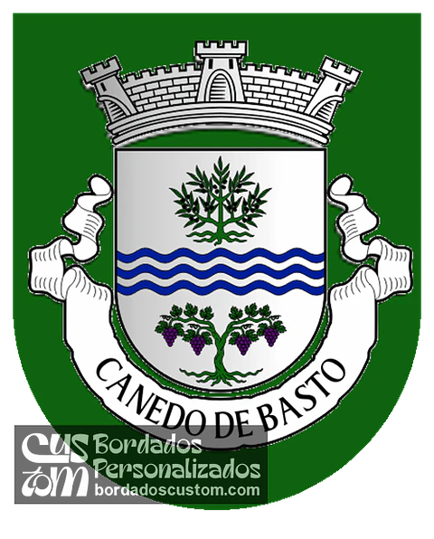 Emblema Bordado Antiga Freguesia de Canedo de Basto (Celorico de Basto, Braga)