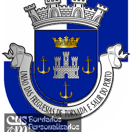 Emblema Bordado Freguesia de Tornada e Salir do Porto (Caldas da Rainha, Leiria) 1