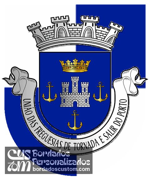 Emblema Bordado Freguesia de Tornada e Salir do Porto (Caldas da Rainha, Leiria)