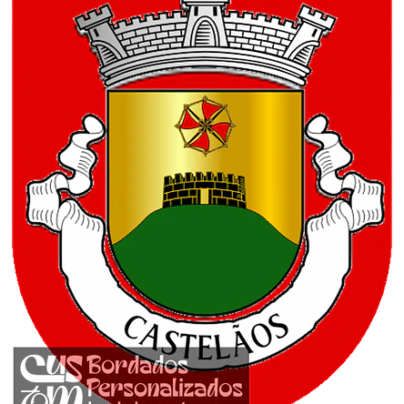 Emblema Bordado Antiga Freguesia de Castelãos (Macedo de Cavaleiros, Bragança) 1