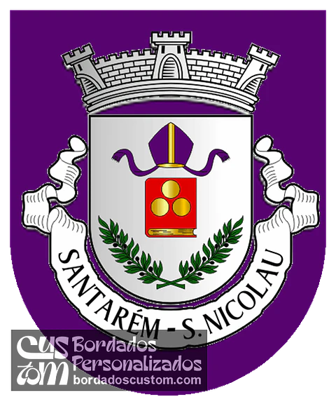 Emblema Bordado Antiga Freguesia de Santarém (São Nicolau) (Santarém, Santarém)