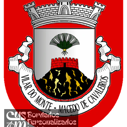 Emblema Bordado Antiga Freguesia de Vilar do Monte (Macedo de Cavaleiros, Bragança) 1