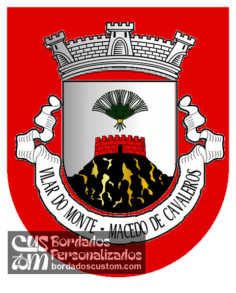 Emblema Bordado Antiga Freguesia de Vilar do Monte (Macedo de Cavaleiros, Bragança)