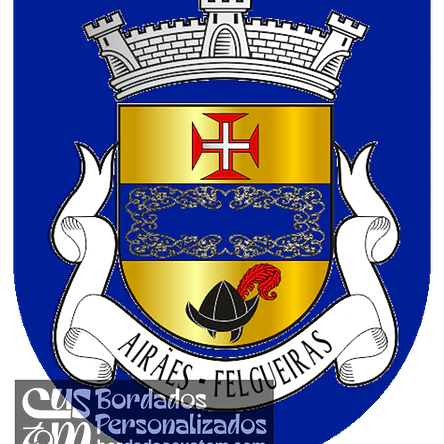 Emblema Bordado Freguesia de Airães (Felgueiras, Porto) 1