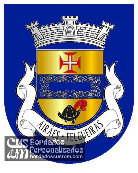 Emblema Bordado Freguesia de Airães (Felgueiras, Porto)