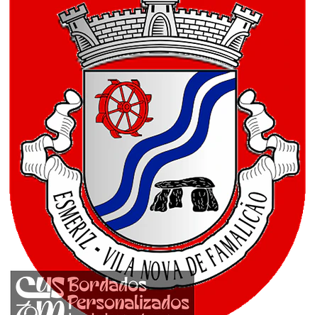 Emblema Bordado Antiga Freguesia de Esmeriz (Vila Nova de Famalicão, Braga) 1
