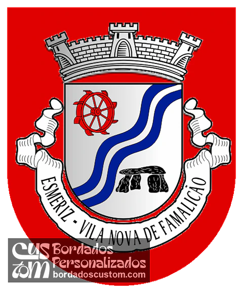 Emblema Bordado Antiga Freguesia de Esmeriz (Vila Nova de Famalicão, Braga)