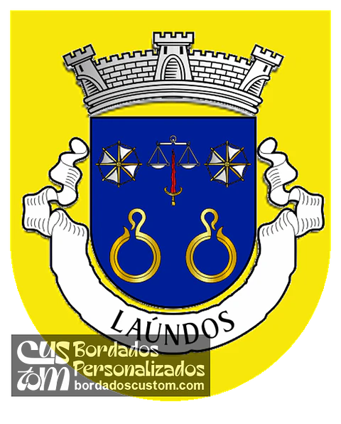 Emblema Bordado Freguesia de Laúndos (Póvoa de Varzim, Porto)