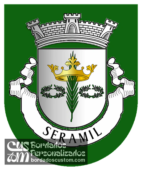 Emblema Bordado Antiga Freguesia de Seramil (Amares, Braga)