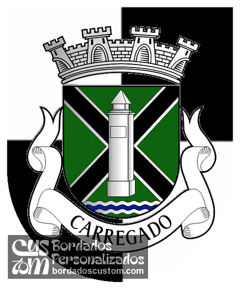 Emblema Bordado Antiga Freguesia de Carregado (Alenquer, Lisboa)