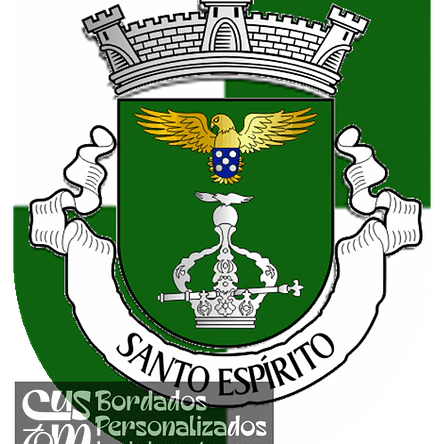Emblema Bordado Freguesia de Santo Espírito (Vila do Porto, Açores) 1