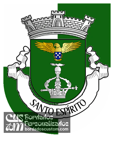 Emblema Bordado Freguesia de Santo Espírito (Vila do Porto, Açores)