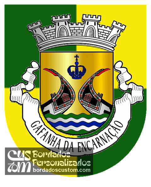 Emblema Bordado Freguesia de Gafanha da Encarnação (Ílhavo, Aveiro)