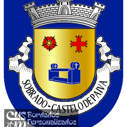 Emblema Bordado Antiga Freguesia de Sobrado (Castelo de Paiva, Aveiro) 1