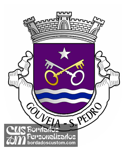 Emblema Bordado Antiga Freguesia de Gouveia (São Pedro) (Gouveia, Guarda)