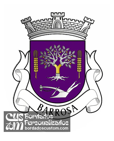 Emblema Bordado Freguesia de Barrosa (Benavente, Santarém)