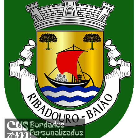 Emblema Bordado Antiga Freguesia de Ribadouro (Baião, Porto) 1