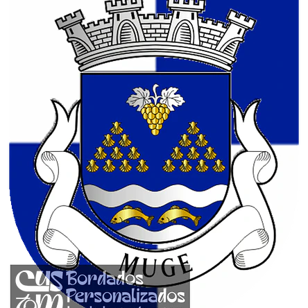 Emblema Bordado Freguesia de Muge (Salvaterra de Magos, Santarém) 1