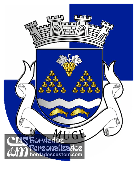 Emblema Bordado Freguesia de Muge (Salvaterra de Magos, Santarém)