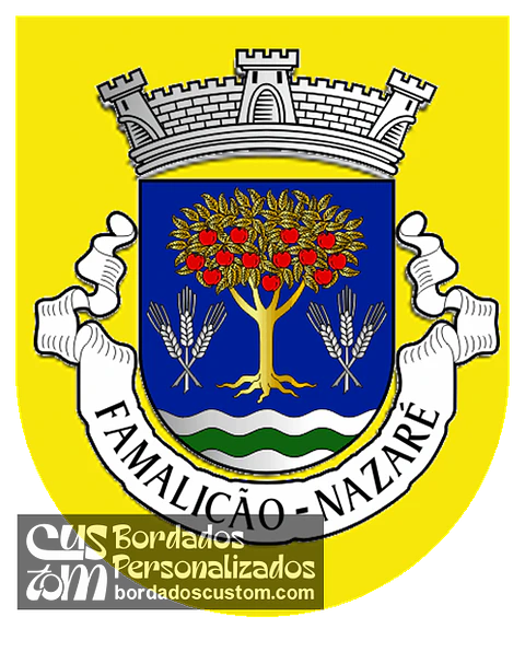 Emblema Bordado Freguesia de Famalicão (Nazaré, Leiria)