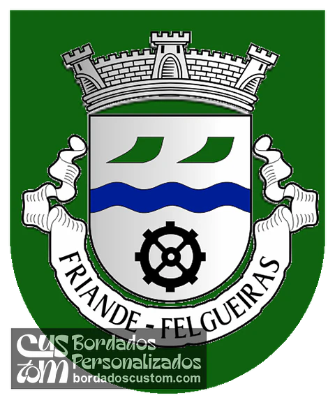 Emblema Bordado Freguesia de Friande (Felgueiras, Porto)