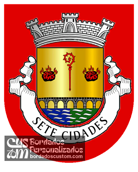 Emblema Bordado Freguesia de Sete Cidades (Ponta Delgada, Açores)